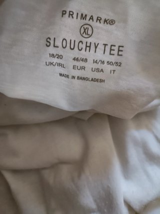 Camiseta playera blanca hecha a mano