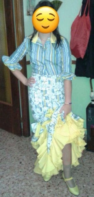 Traje de flamenca diseño único