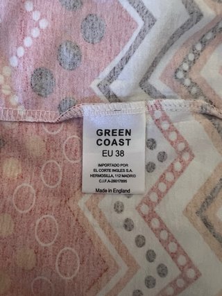 Vestido largo Green Coast estampado