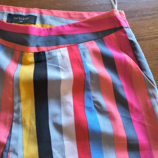 Pantalón pirata October rayas multicolor