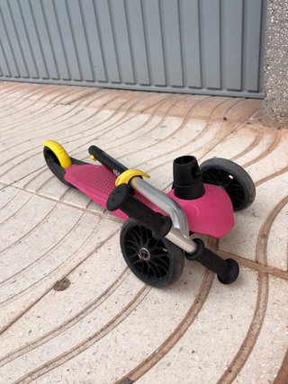 Patín Infantil Oxelo Rosa Plegable
