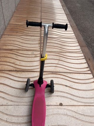 Patín Infantil Oxelo Rosa Plegable