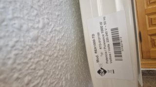 Radiador Azul Blanco 2de 1000w y 1 de 1250w 1 500W