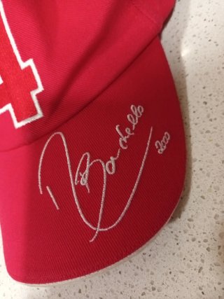 Gorra Ferrari Roja Firmada