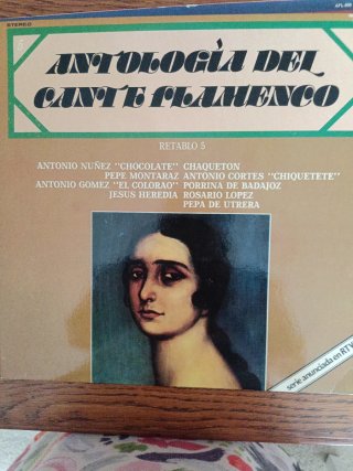 Vinilo Antología del Cante Flamenco