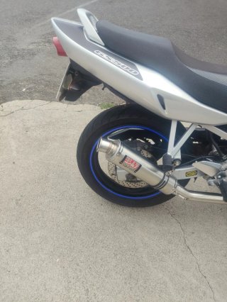 Suzuki GS 500 Azul/Plata