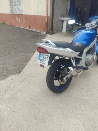 Suzuki GS 500 Azul/Plata