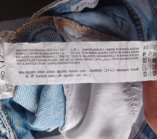 Vaqueros Stradivarius Wide Leg T.36 D92 Azul Claro