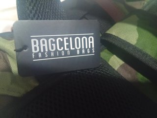 Mochila Camuflaje Militar Marrón y Verde