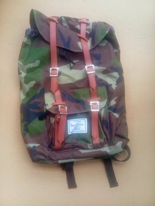 Mochila Camuflaje Militar Marrón y Verde