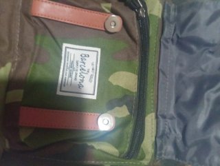 Mochila Camuflaje Militar Marrón y Verde