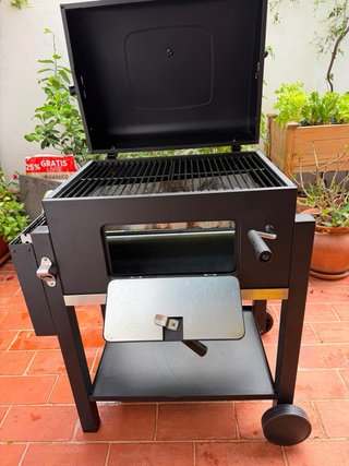 Barbacoa Negra y Plateada