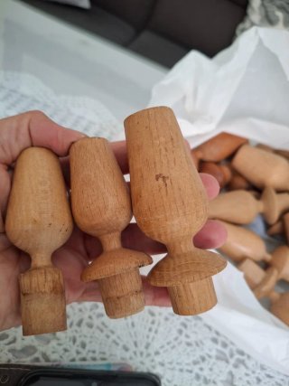 Lote tapones madera tonel