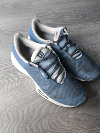 Zapatillas Wilson Azules y Blancas