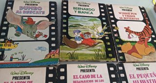 Lote 9 Libros Disney Presenta Años 80