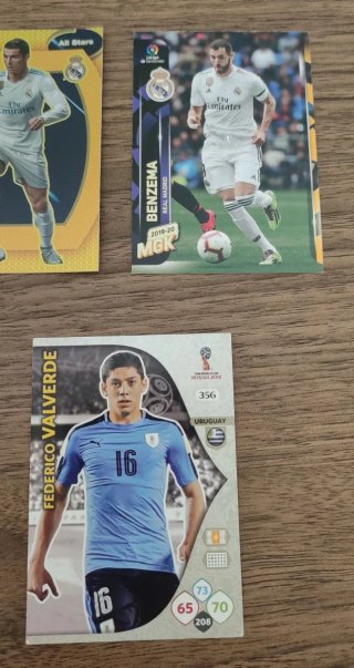 Lote cromos Real Madrid: Mbappé, Ronaldo, Benzema