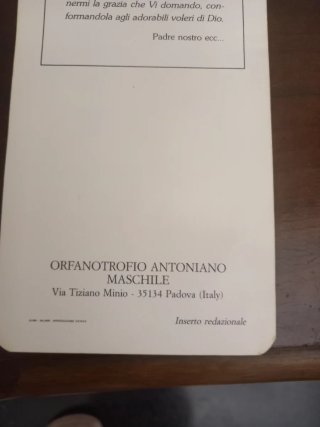 Santino Sant'Antonio d'epoca