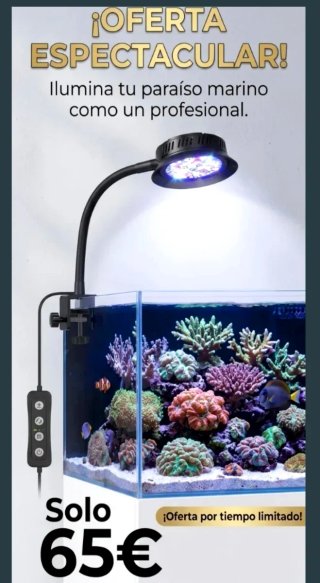 Luz LED Acuario Marino