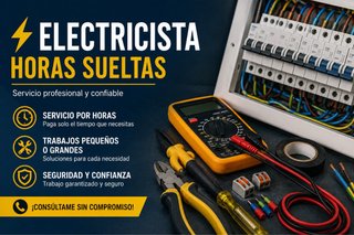 Electricista horas sueltas