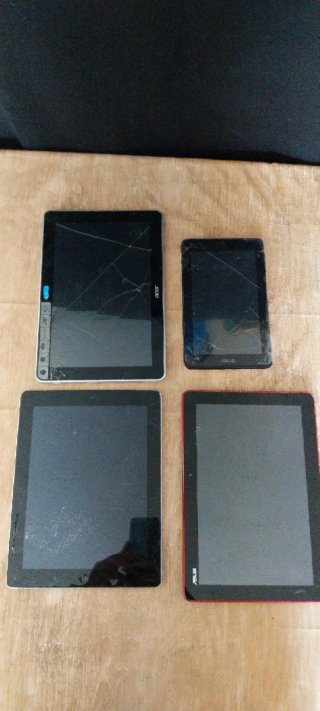 Tablets Acer y Asus Ipad para piezas