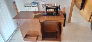 Máquina de coser Singer antigua