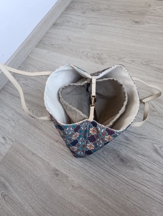 Bolso Tous Geométrico Original Beige Multicolor