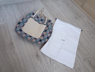 Bolso Tous Geométrico Original Beige Multicolor