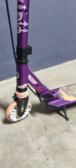 Patinete Plegable Morado Ajustable