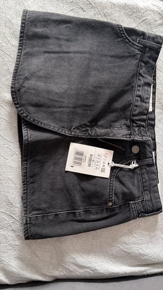 Falda pantalón Zara negra Talla M