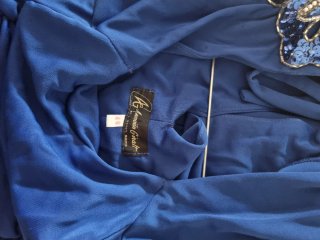 Vestido de fiesta azul