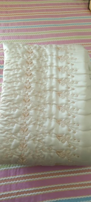 Edredón Cama 1 Cuerpo Beige/Dorado