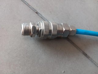 Mangueira Compressor Espiral Azul