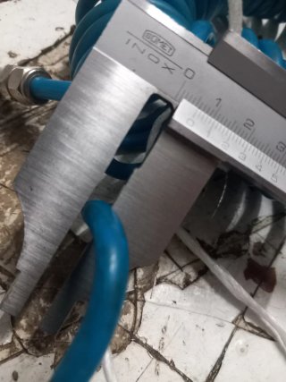 Mangueira Compressor Espiral Azul