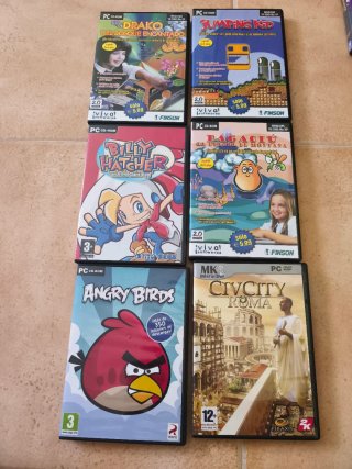 Juegos PC: Angry Birds, Disney, My Scene, etc