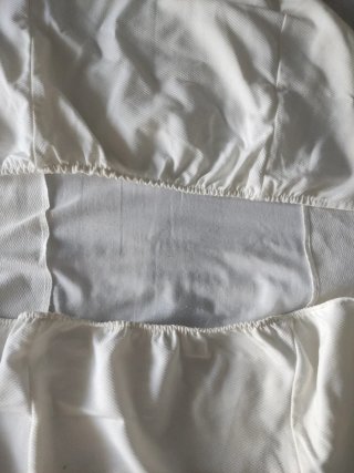 Cubre capazo verano blanco roto