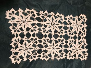 Tapete Ganchillo Hecho a Mano Rectangular
