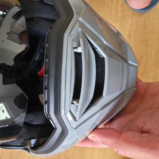 Casco Moto HJC Modular Gris
