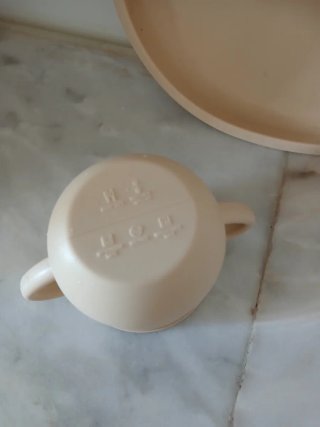 Conjunto Refeição Infantil Prato Copo Colher