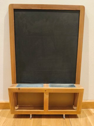Pizarra Ikea Madera y Metal