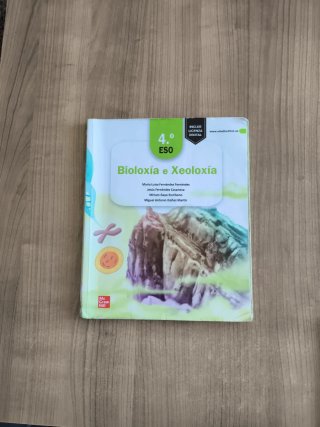 Libro texto Bioloxía e Xeoloxía 4⁰ESO