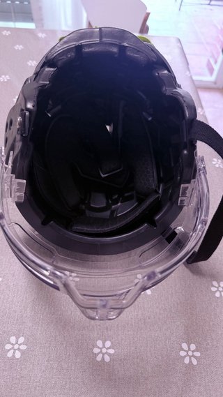 Casco Hockey con Visor Transparente