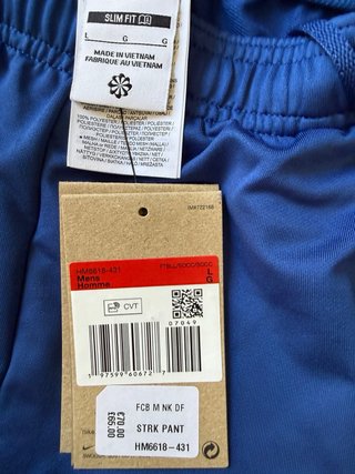 Pantalón Nike Strike FC Barcelona Azul Amarillo