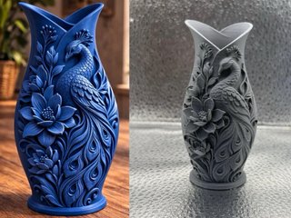 Jarrones Decorativos 3D