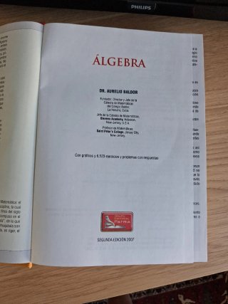Algebra Baldor con CD-ROM / Tapa Dura