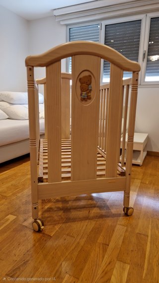 Cuna bebé madera MICUNA ositos