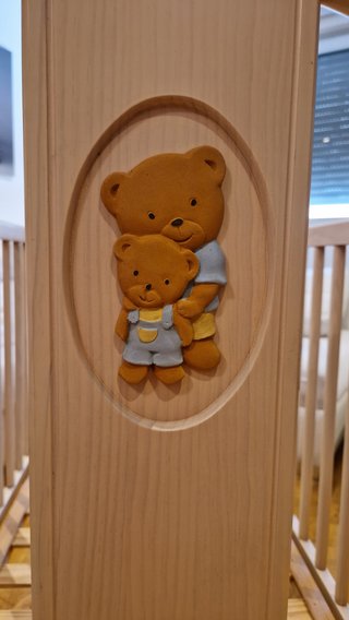 Cuna bebé madera MICUNA ositos