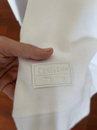 Sudadera blanca CONFUSION talla L