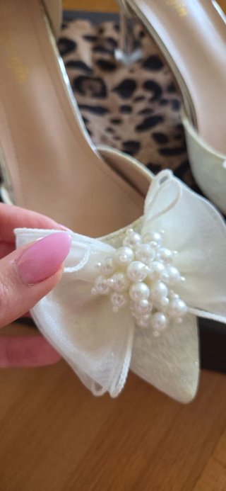 Tacones Joya Marfil Talla 38