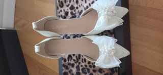 Tacones Joya Marfil Talla 38