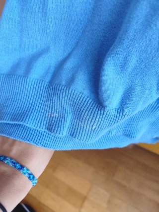 Jersey Cortefiel manga larga azul